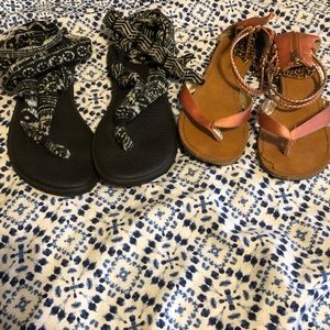 Used sandal bundle size 8